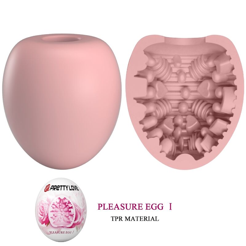 Pretty Love Male Masturbator Egg Pink - Estimulador Discreto