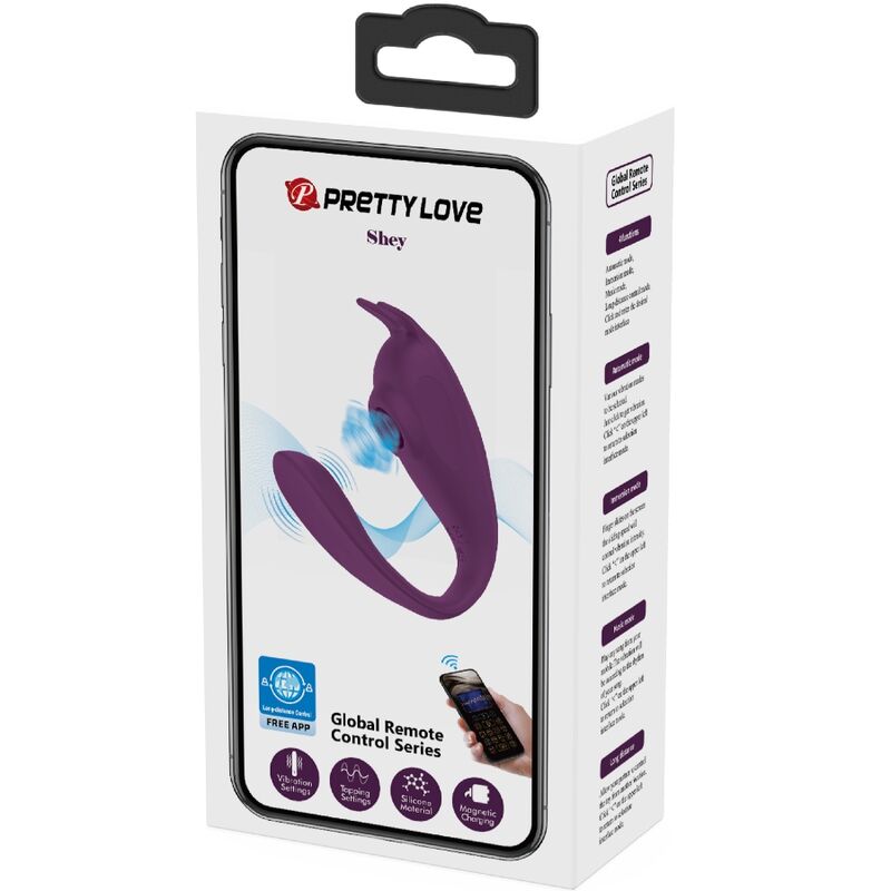 Pretty Love Shey - Estimulador y Vibrador Conectado con App Control a Distancia
