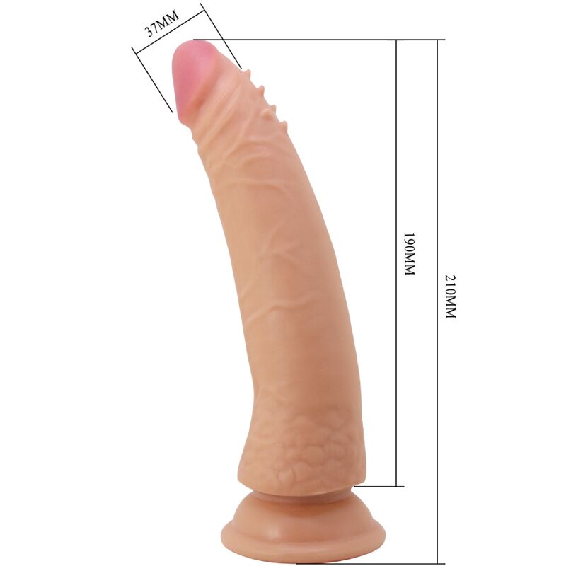 Pretty Love Kable Super Realistic Penis 21 cm Flesh Model 2