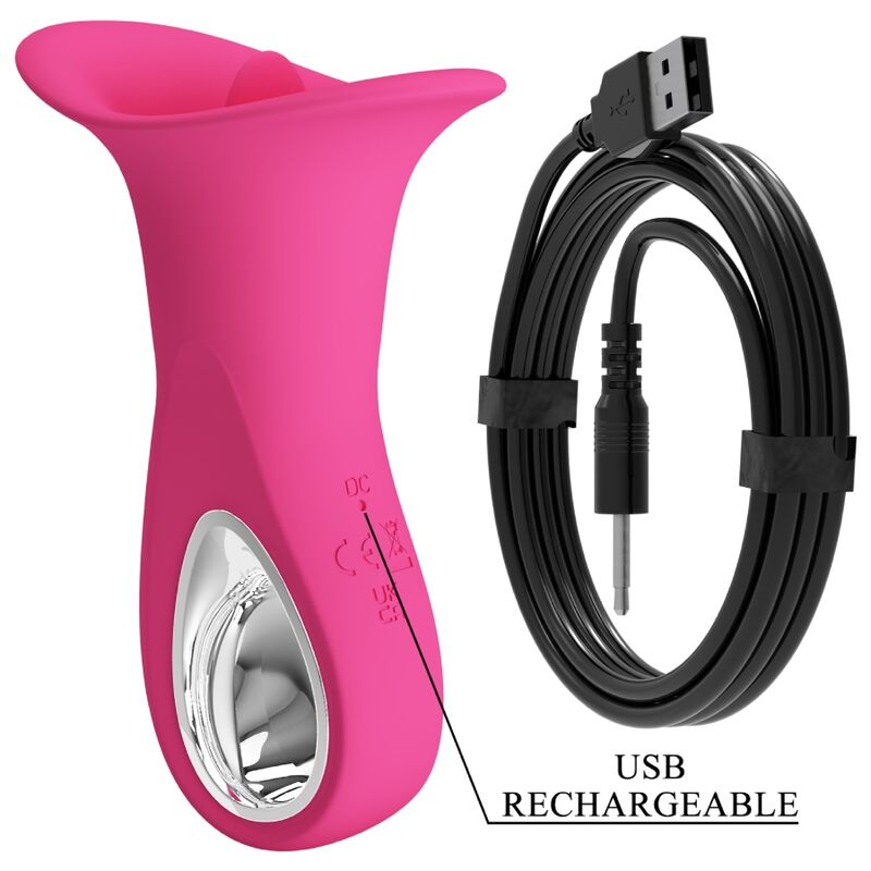 Pretty Love Clyde - Vibrador Oral con Lengua Vibrante 12 Modos