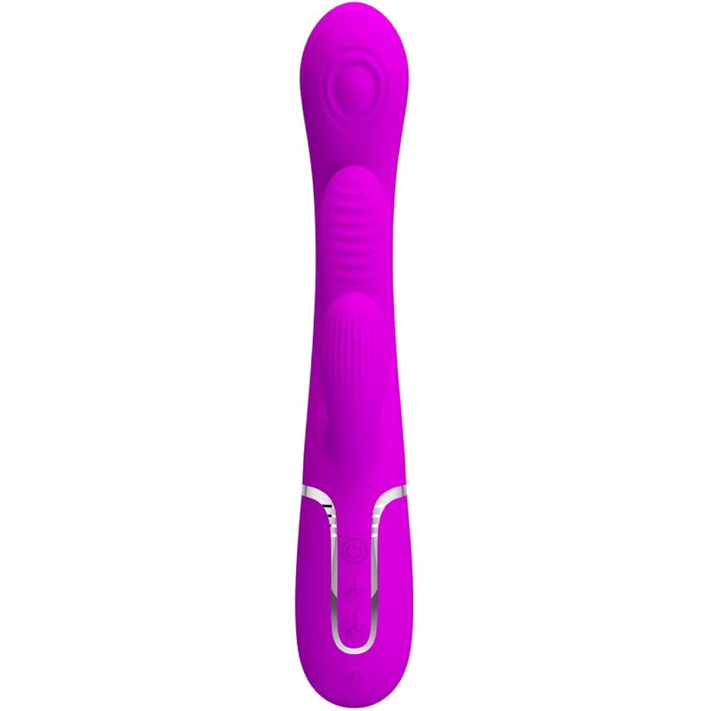 Pretty Love Shania Triple Rabbit Vibrator Multifunción Rosa