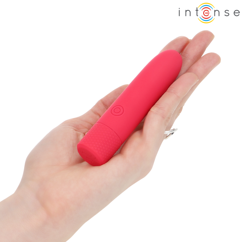 Intense Symone - Vibrador Recargable USB 8 Modos Rojo