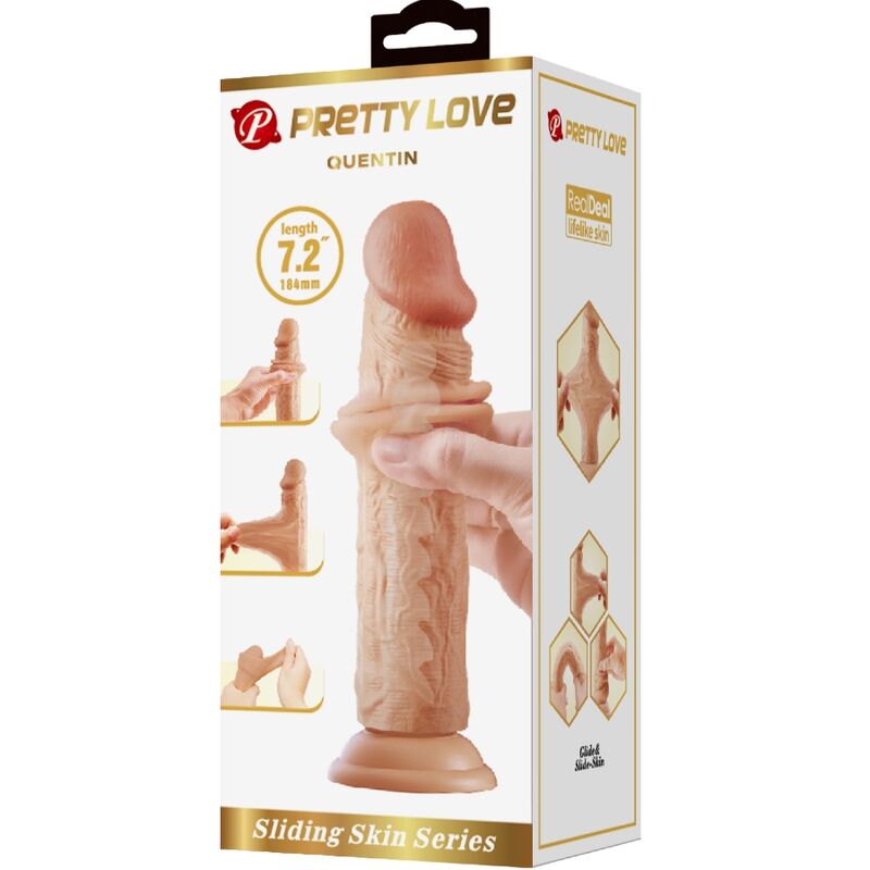 Pretty Love Quentin - Dildo Realista 15 cm Resistente al Agua