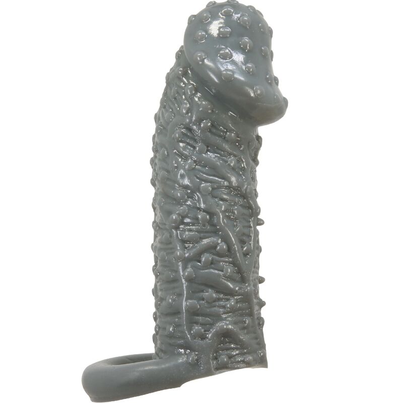 Pretty Love Realistic Penis Enlarger and Delay Sleeve Model 2 Grey