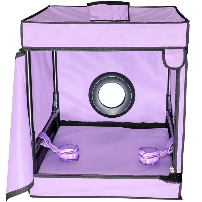 Secret Dome Kink Club Cabina Bukkake Morado - Estructura BDSM con Accesorios