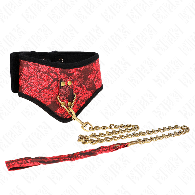 Collar Scandal con Correa de Encaje - 75 cm