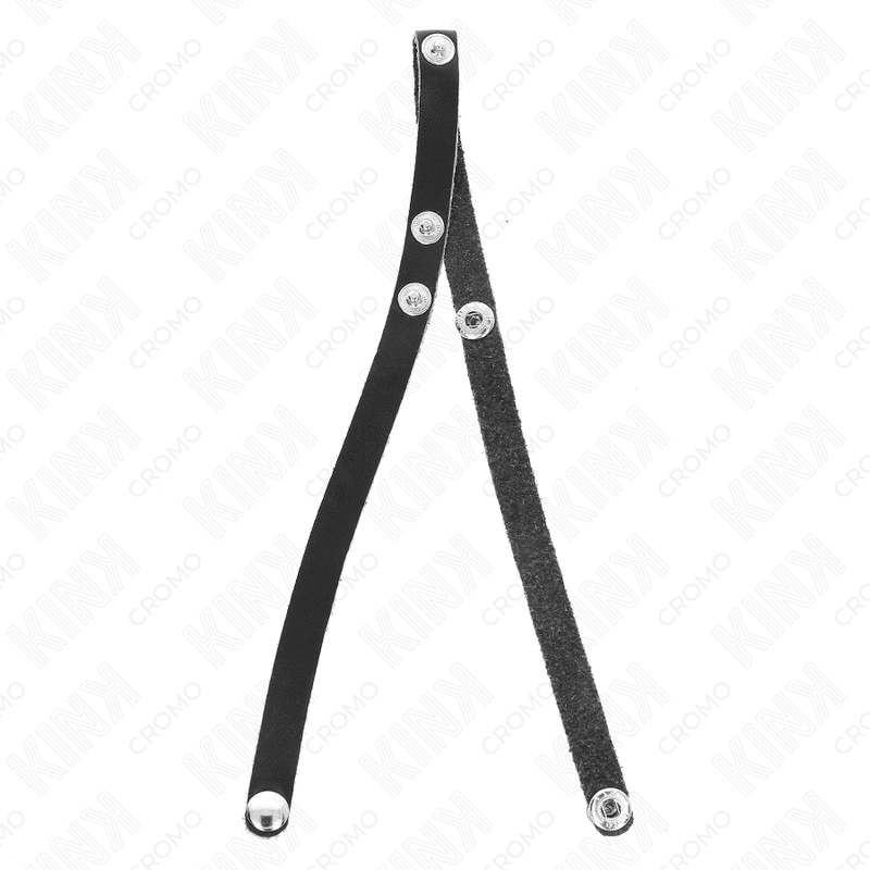 Anillo de Cuero para Pene Kink Ring Power - Cierre de Presión 39 cm