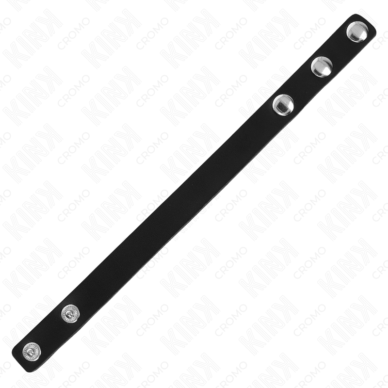 Anillo de Cuero para Pene Kink Ring Power - Cierre de Presión 21.5 cm