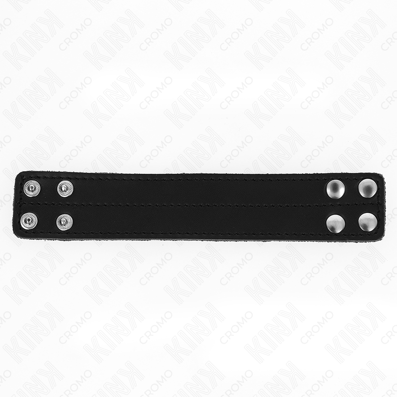 Anillo de Cuero para Pene con Cierre de Presión Kink Ring Power 18.5 cm
