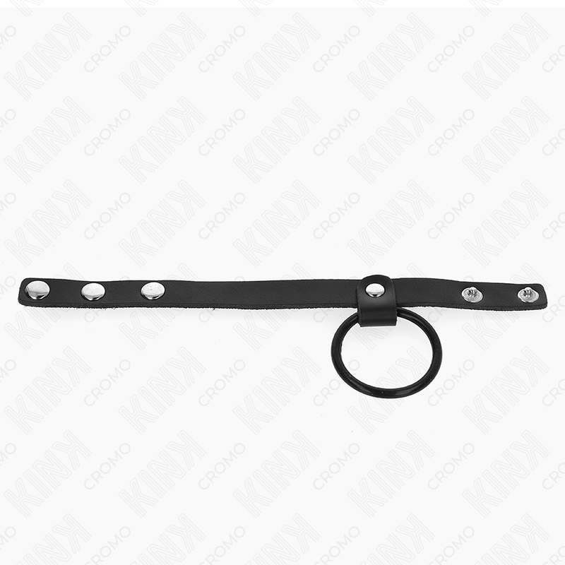 KINK Anillo Doble para Pene 3.8-5 cm con Divisor de Cuero