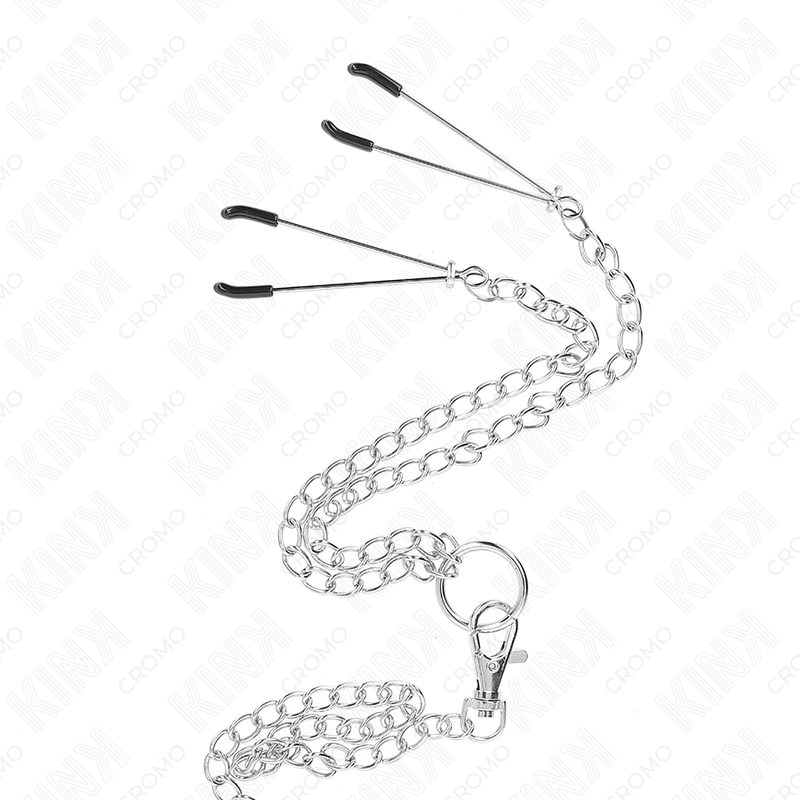 Anillo Peneano Triple Cromado KINK Ring Power con Cadena y Pinzas
