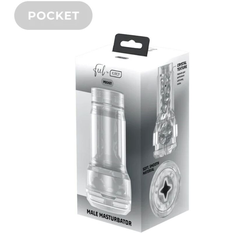 Kiiroo Feel Pocket Stroker Crystal - Transparente