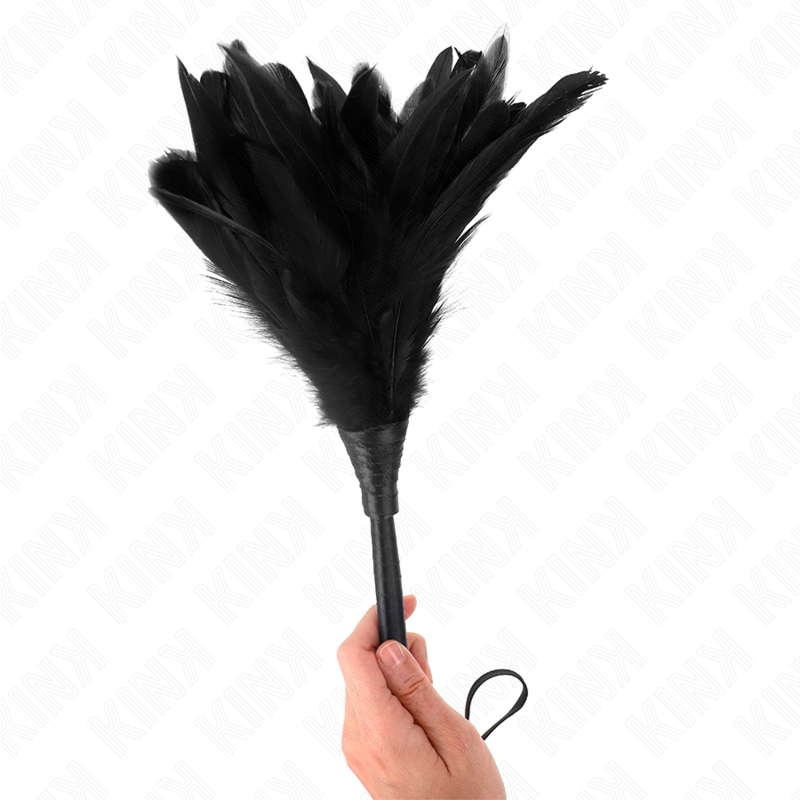 Plumas de Cosquillas Kink Horn Shape Negro 36 cm