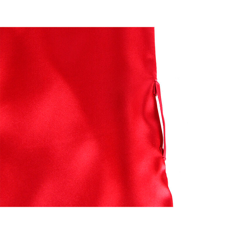 Subblime Set Lencería 2 Piezas Camisole Transparente + Tanga Rojo/Negro S/M