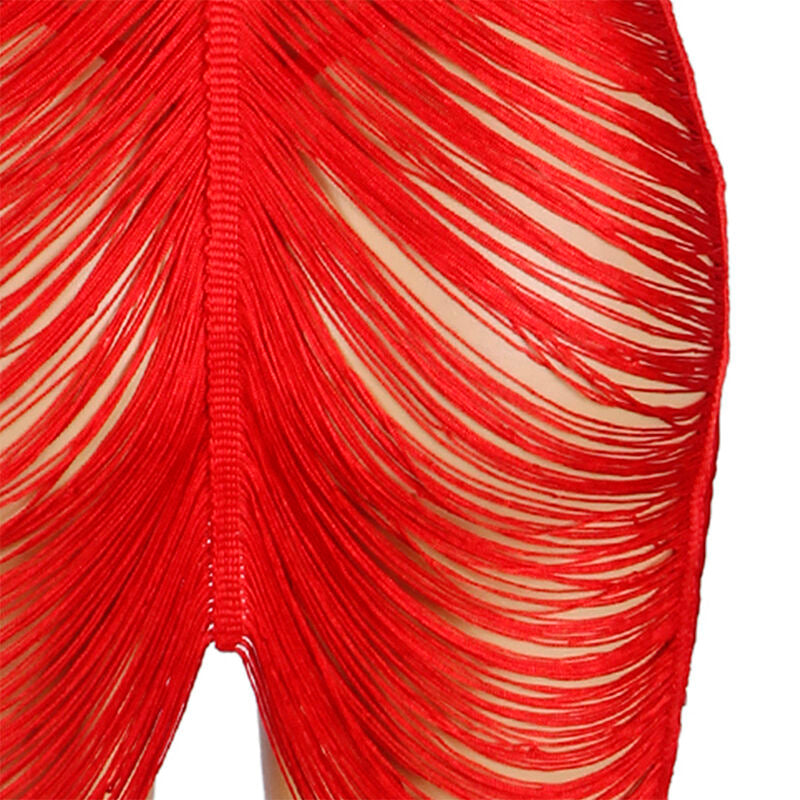 Subblime Strappy Dress + Thong Rojo S/M - Conjunto Seductor