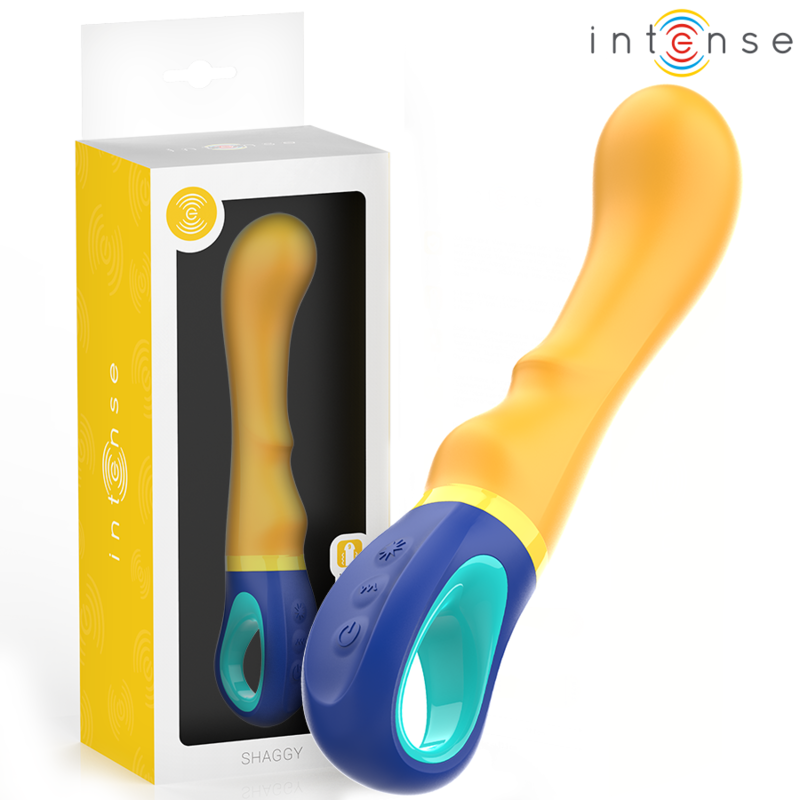 Intense Shaggy G-Spot Vibrator Yellow - Estimulador de Precisión