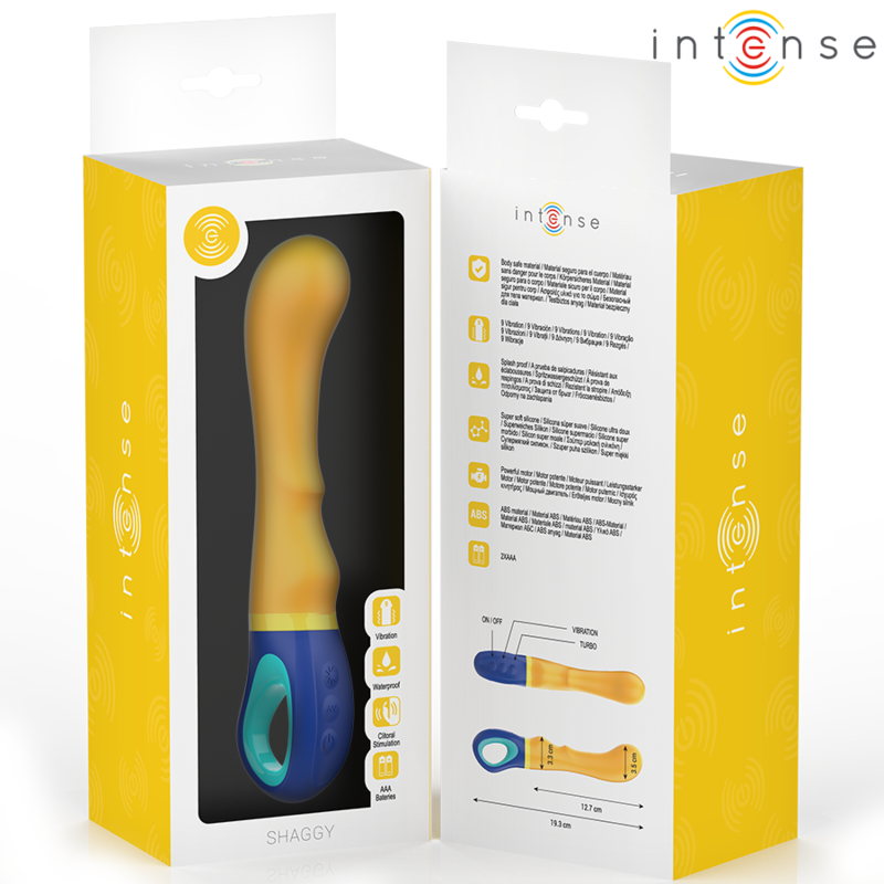 Intense Shaggy G-Spot Vibrator Yellow - Estimulador de Precisión