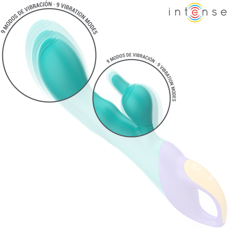 Intense Fred Rabbit Vibrator Blue - Estimulador de Alta Tecnología