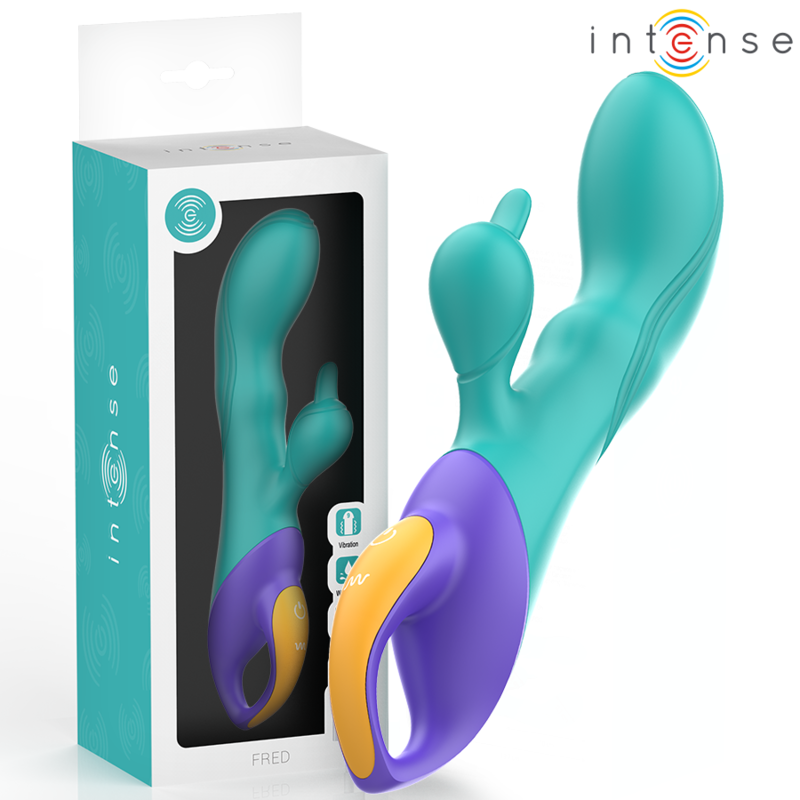 Intense Fred Rabbit Vibrator Blue - Estimulador de Alta Tecnología