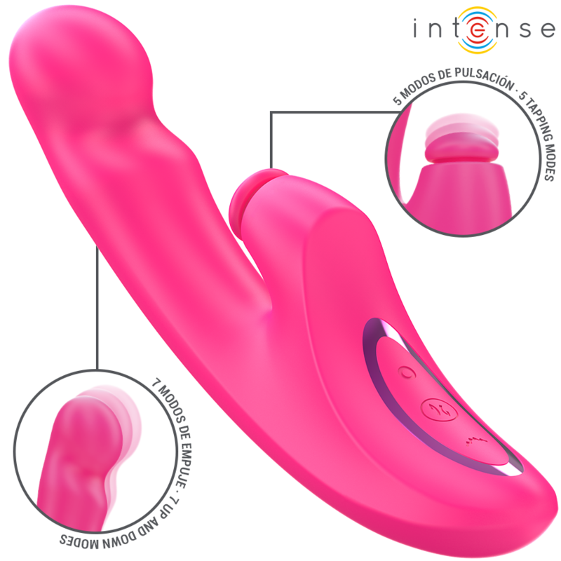 Intense EMI Vibrator 13.5 cm Multifunction 3 en 1 - 10 Vibraciones
