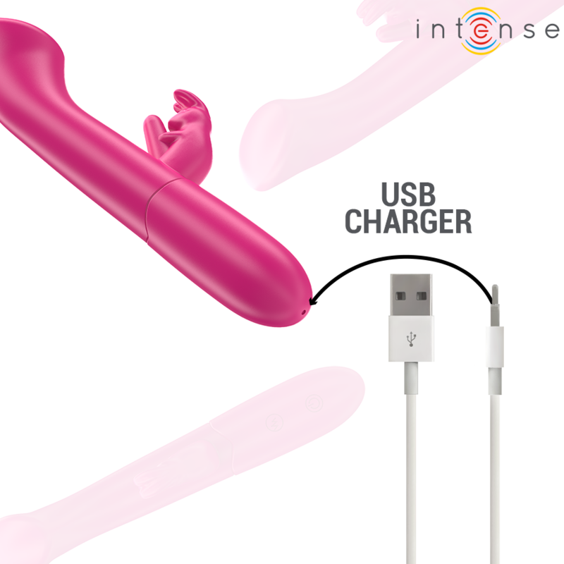 Intense Julieta Rabbit Vibrator 18.6 cm - 10 Modos de Vibración
