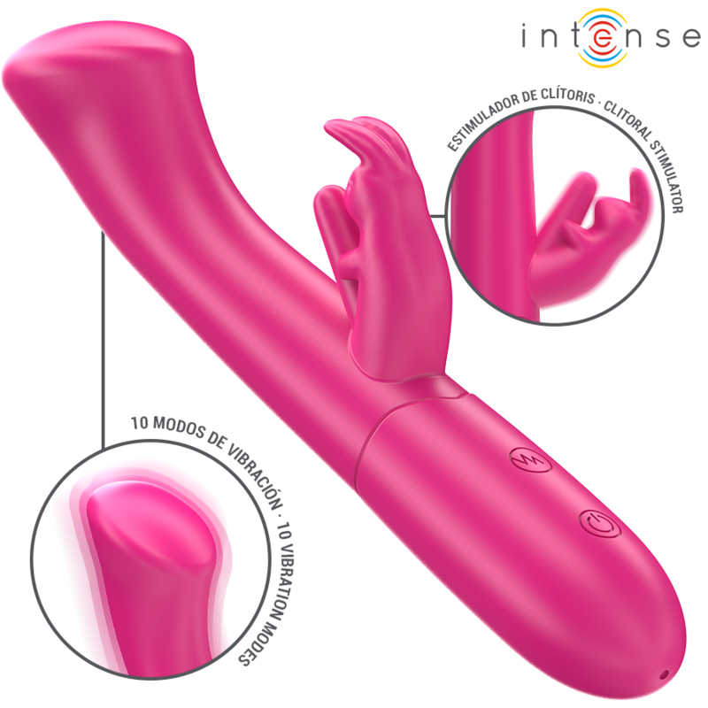 Intense Julieta Rabbit Vibrator 18.6 cm - 10 Modos de Vibración
