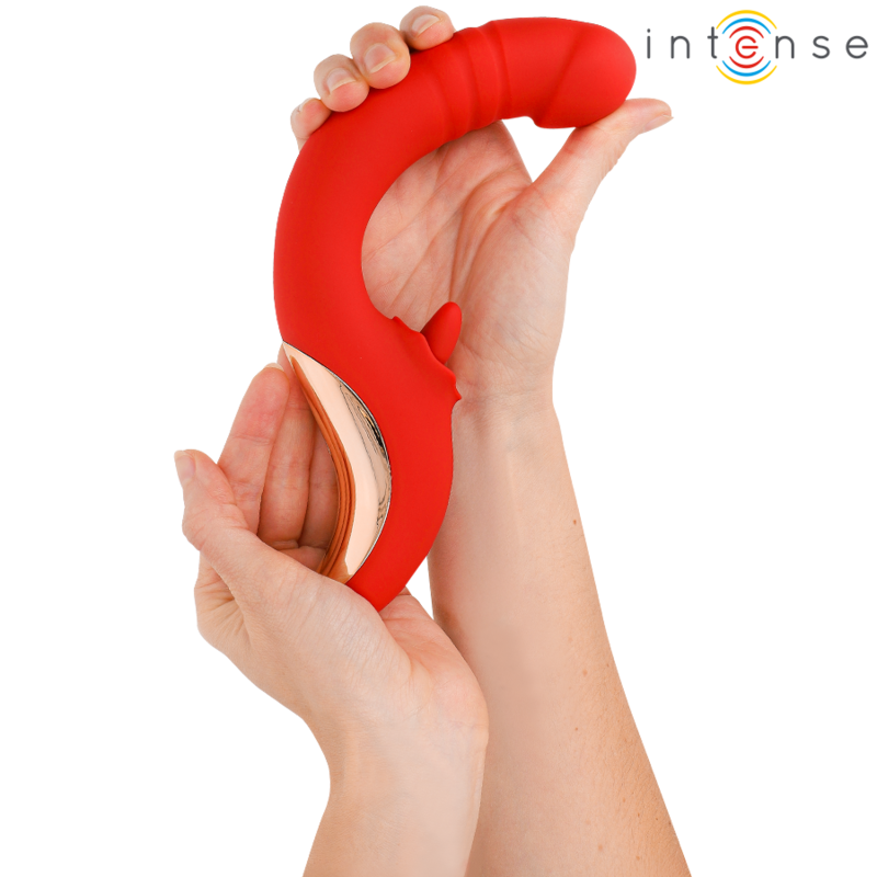 Paulina Vibrador y Estimulador en Forma U - Silicona Médica