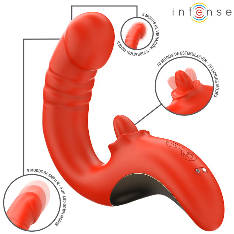 Paulina Vibrador y Estimulador en Forma U - Silicona Médica