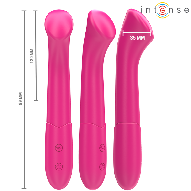 Vibrador Flexible Intense Paty 19 cm - 10 Modos de Vibración