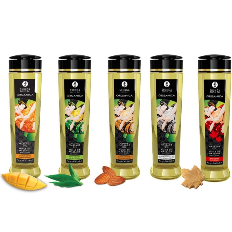 Shunga Organic Massage Oil Mango 240 ml
