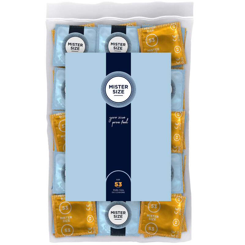 Mister Size Condom M 53mm - Pack de 100 Unidades