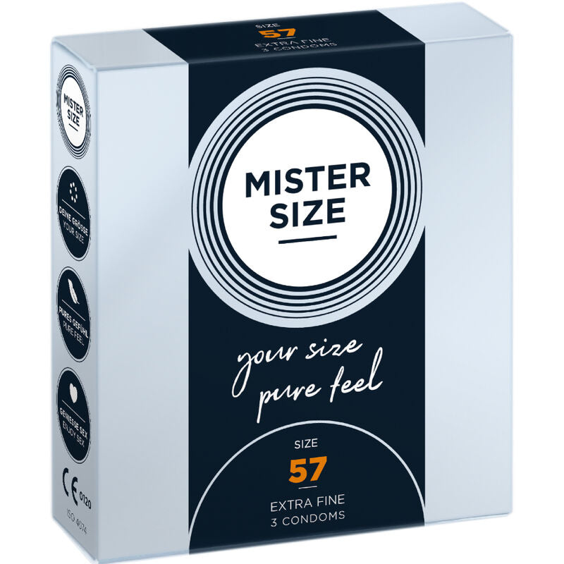 Mister Size Condom L 57mm - Pack 3 Unidades