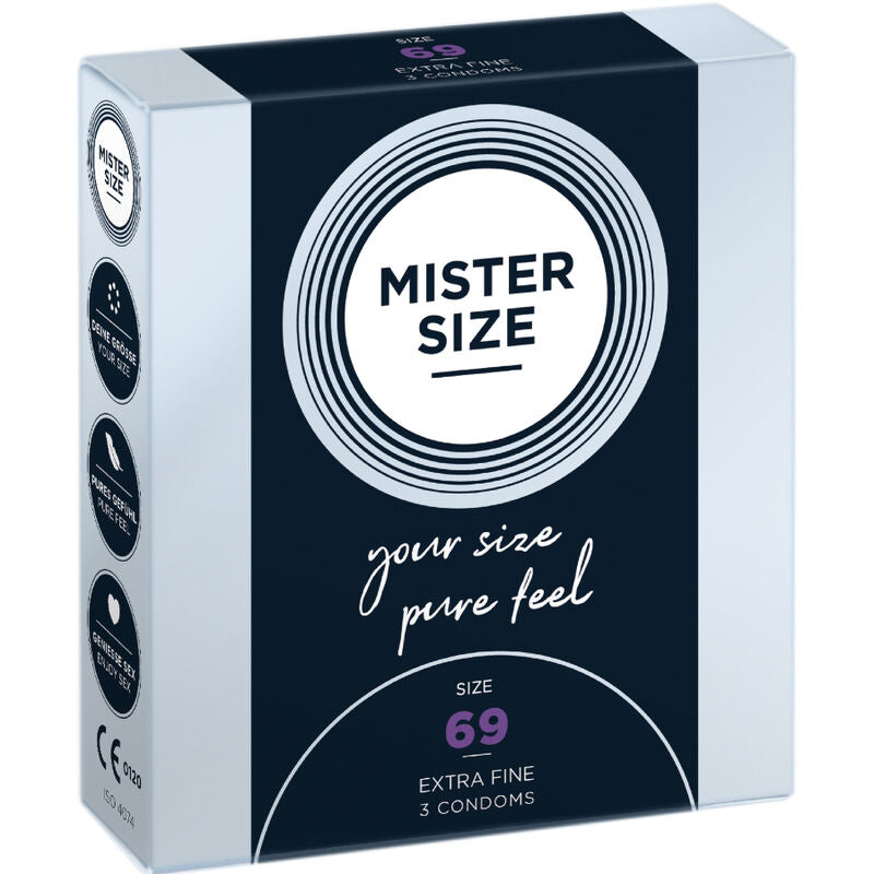 Mister Size Condones XXXL 69 mm - Pack 3 Unidades