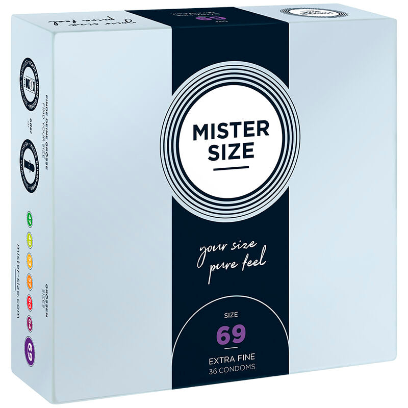 Mister Size Preservativos XXXL 69 mm - Pack 36 Unidades