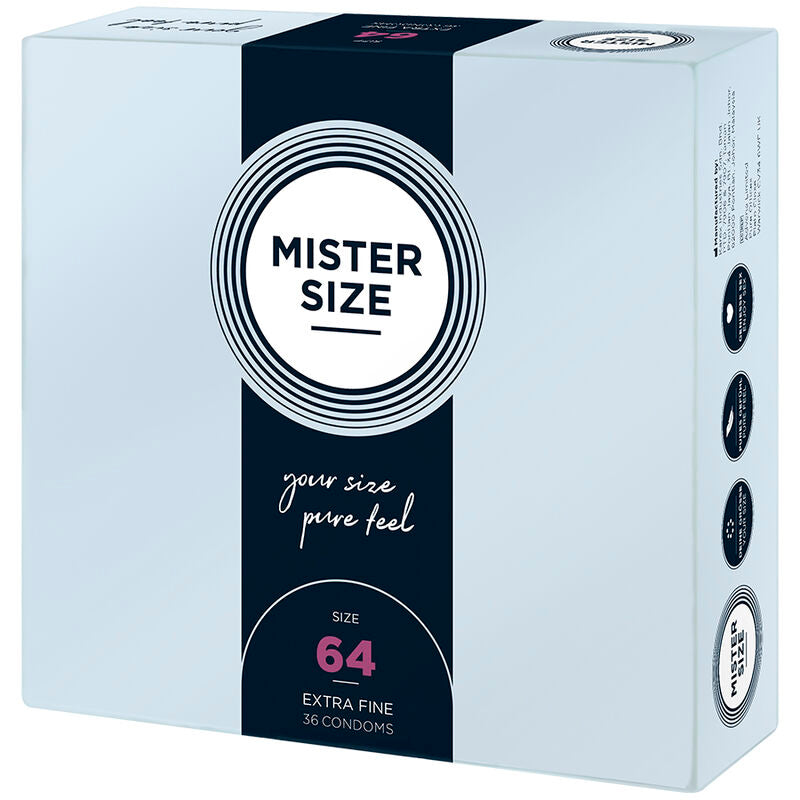 Mister Size Condoms XXL 64mm - Pack 36 Unidades