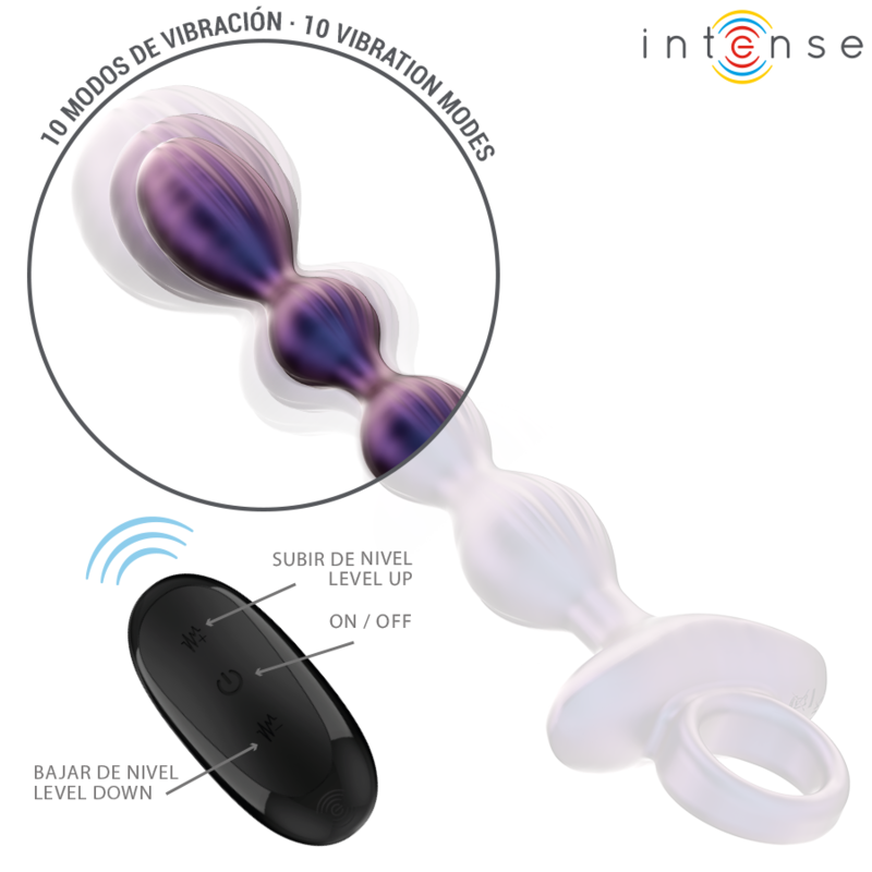 Intense Jackie Vibrating Anal Plug Model 1 con Control Remoto
