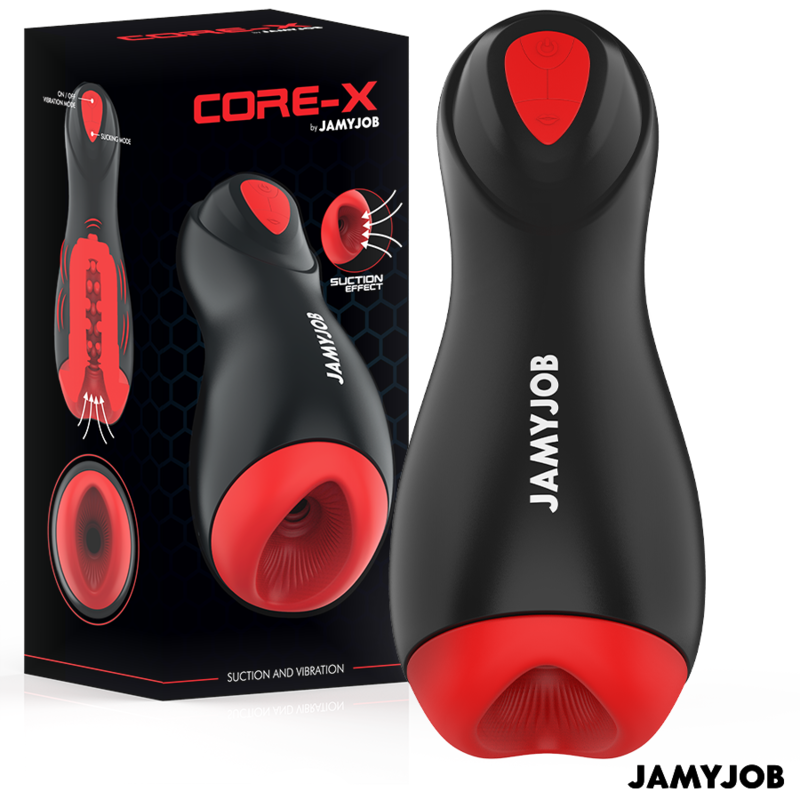JAMYJOB CORE-X - Masturbador Automático con 5 Modos de Succión y Vibración