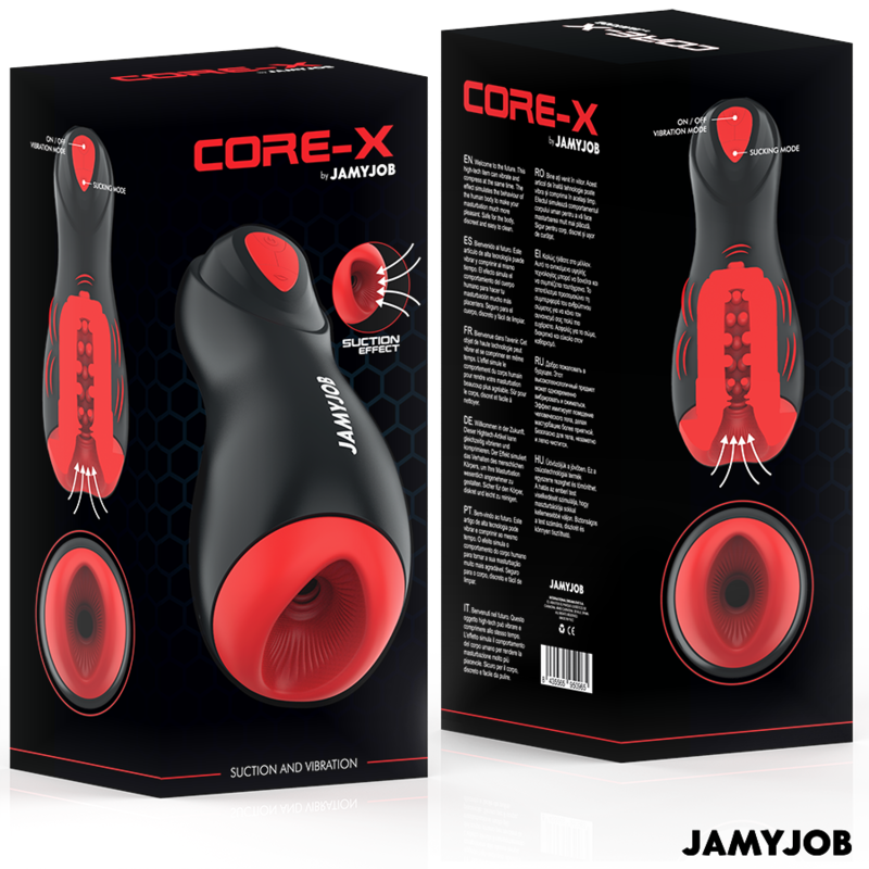 JAMYJOB CORE-X - Masturbador Automático con 5 Modos de Succión y Vibración