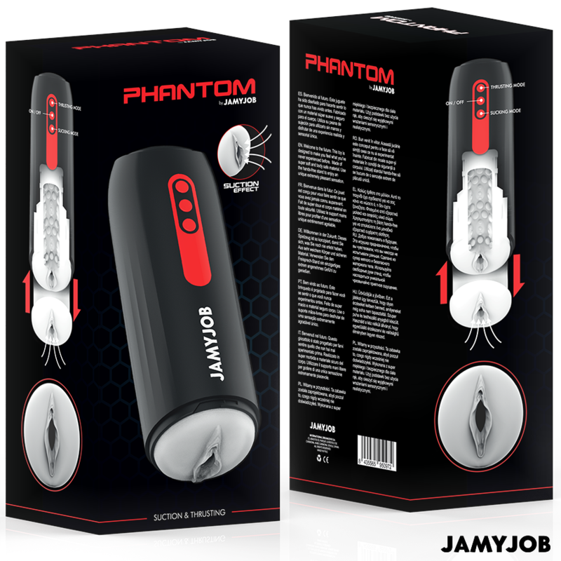 Phantom Automatic - Masturbador con 5 Modos de Succión y Empuje