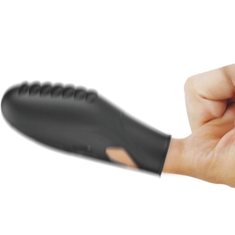 Pretty Love Gilo - Vibrador de Silicona para Dedo Negro