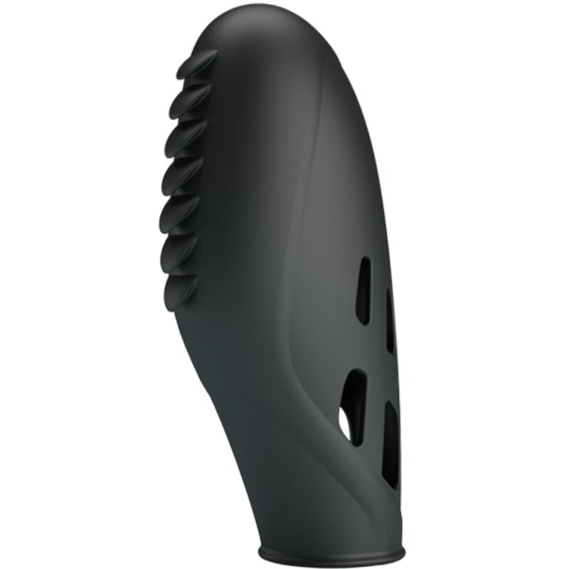 Pretty Love Gilo - Vibrador de Silicona para Dedo Negro