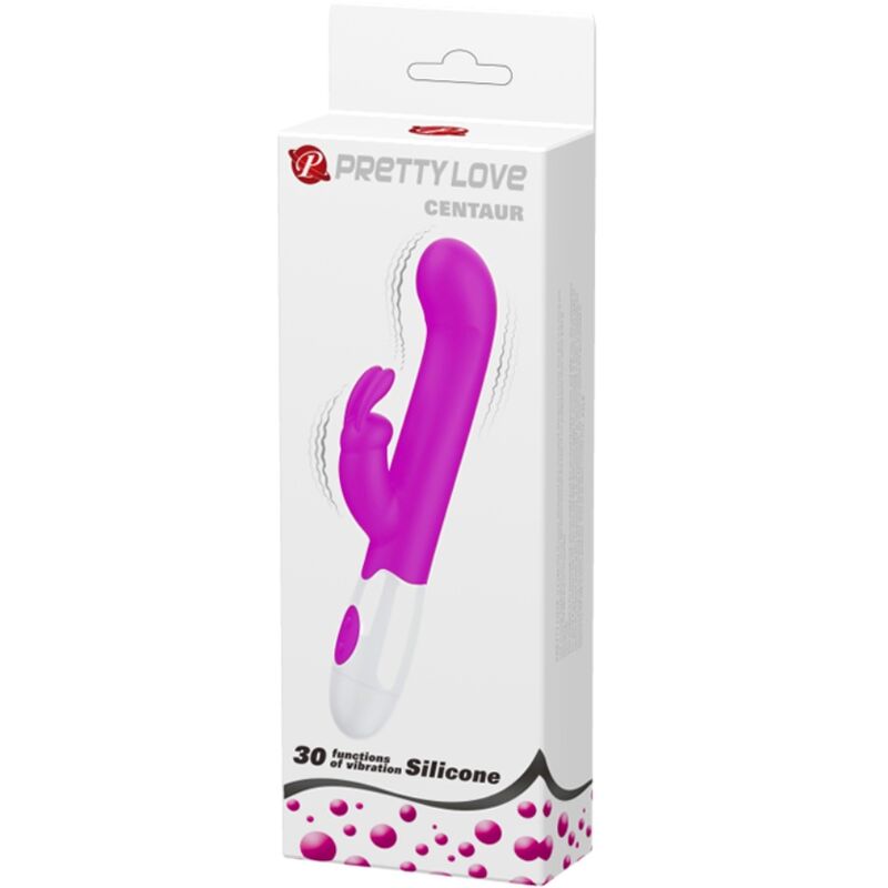 Pretty Love Centaur Vibrator Rabbit 30 Modos de Vibración Púrpura
