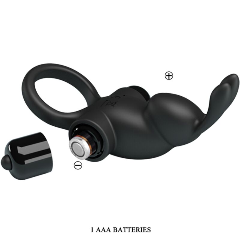 Pretty Love Vibrating Ring + Rabbit Clitoris Stimulator 10 Vibrations