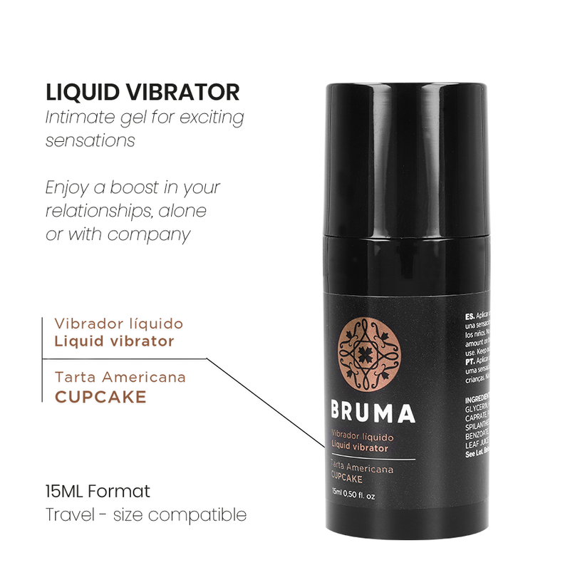 Bruma Liquid Vibrator Ultra Sliding Cupcake 15 ml
