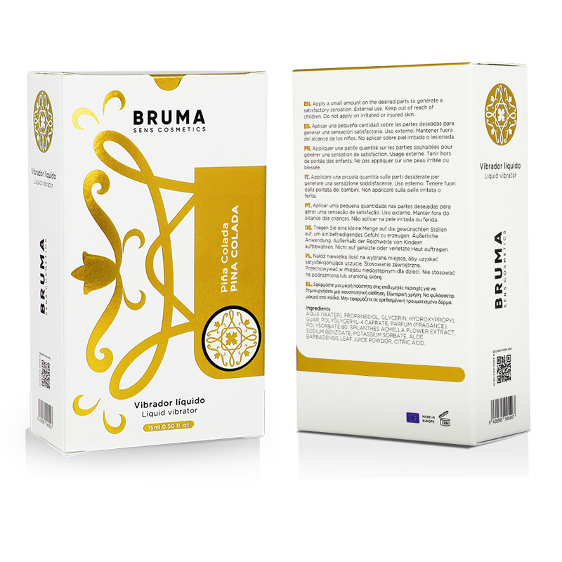 Bruma Liquid Vibrator Ultra Sliding Piña Colada 15 ml