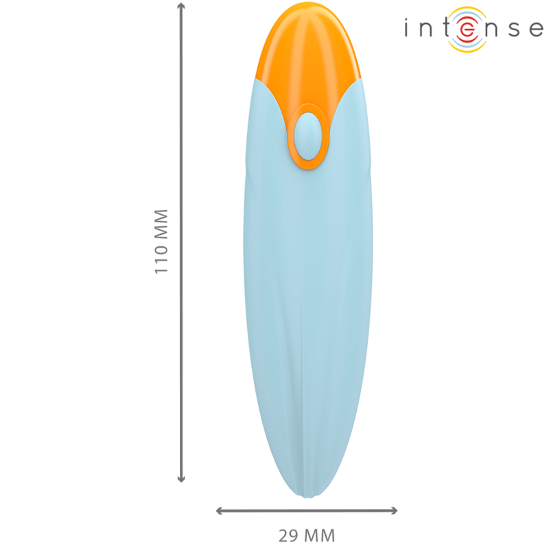 Intense Mike Vibrating Bullet 10 Vibraciones Azul