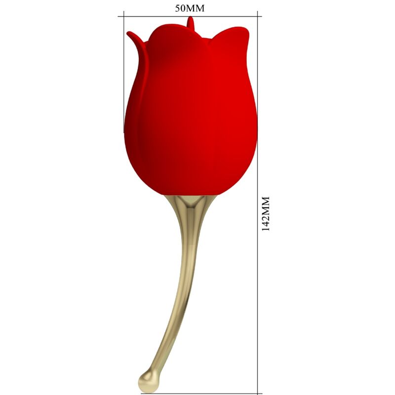 Pretty Love Rose Lover - Estimulador de Clítoris con 12 Modos de Vibración
