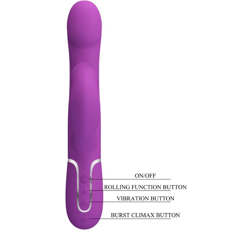 Pretty Love 4 en 1 Vibrador Multifunción Púrpura
