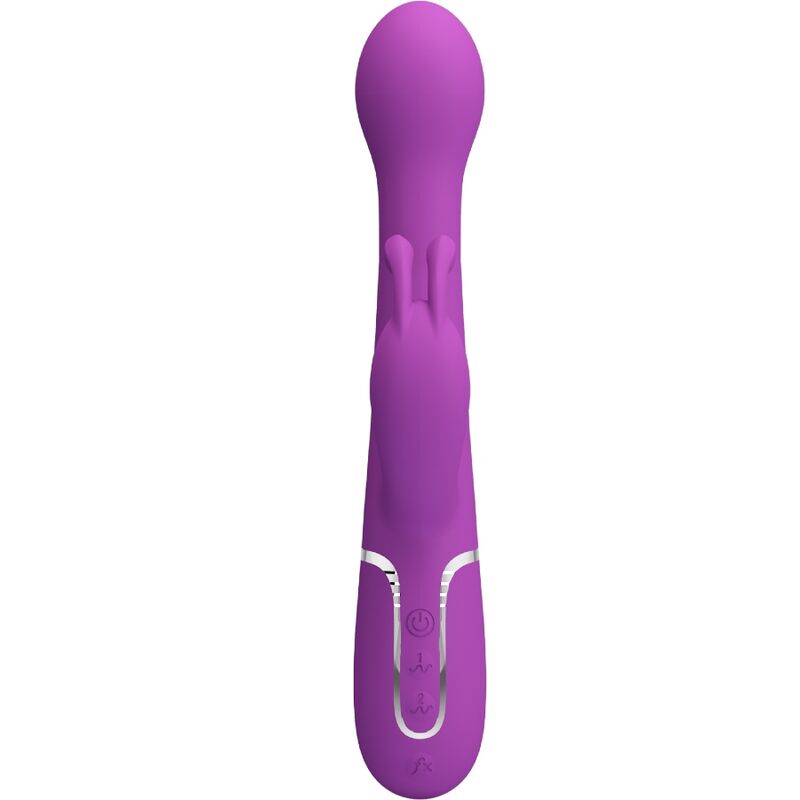 Pretty Love Dejon 3 en 1 - Vibrador Rabbit Multifunción Púrpura