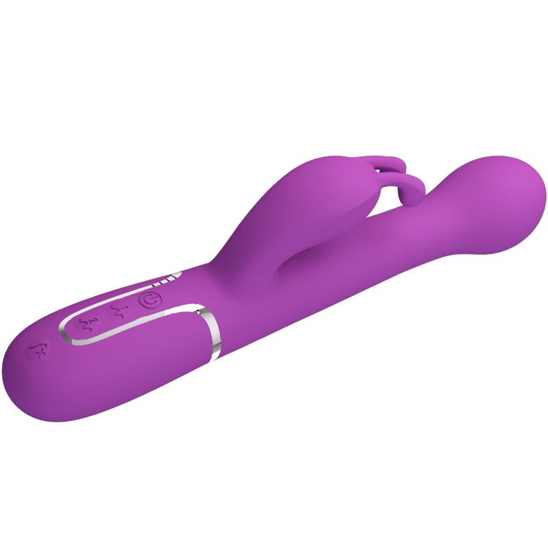 Pretty Love Dejon 3 en 1 - Vibrador Rabbit Multifunción Púrpura
